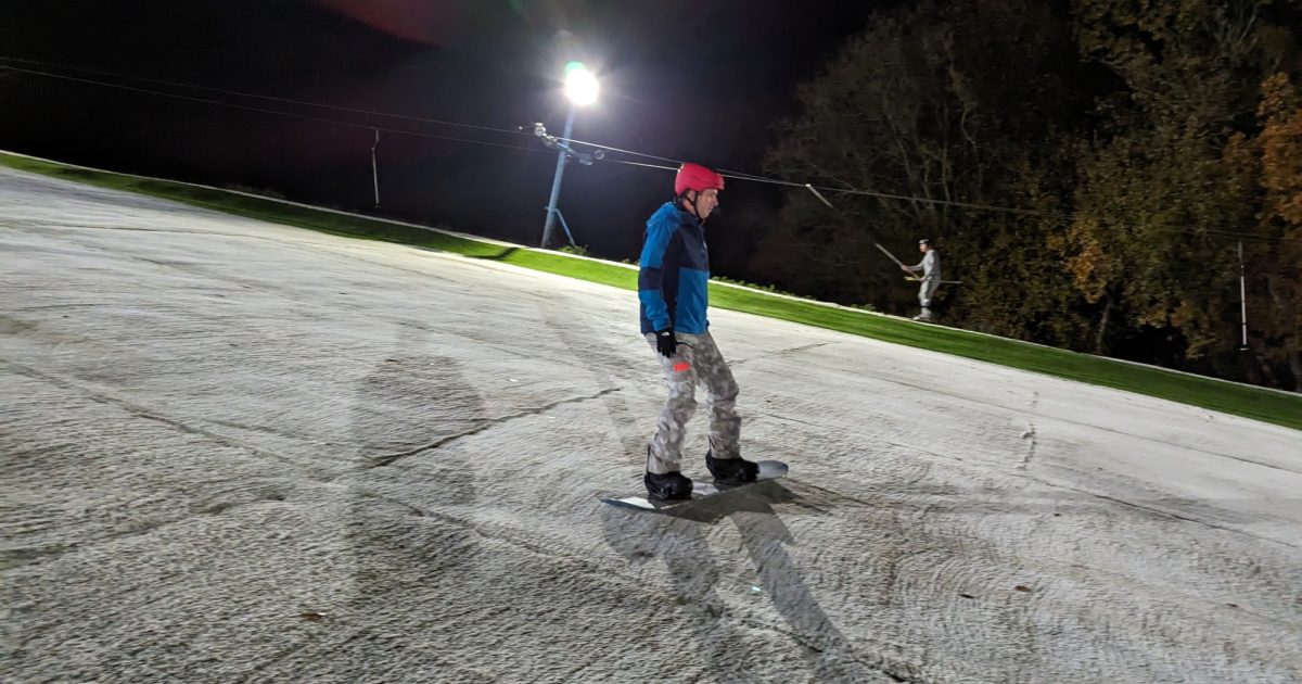 Snowboarding Knockhatch Ski Centre