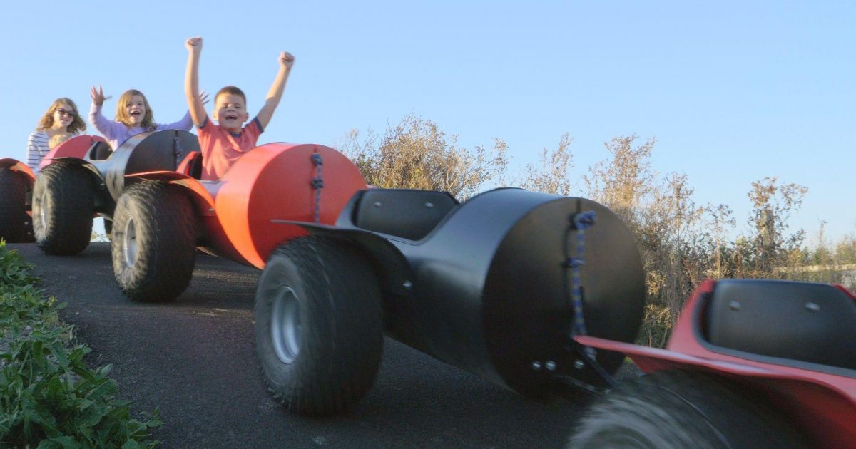 Quadapillar Barrel Train Ride - Knockhatch Adventure Park