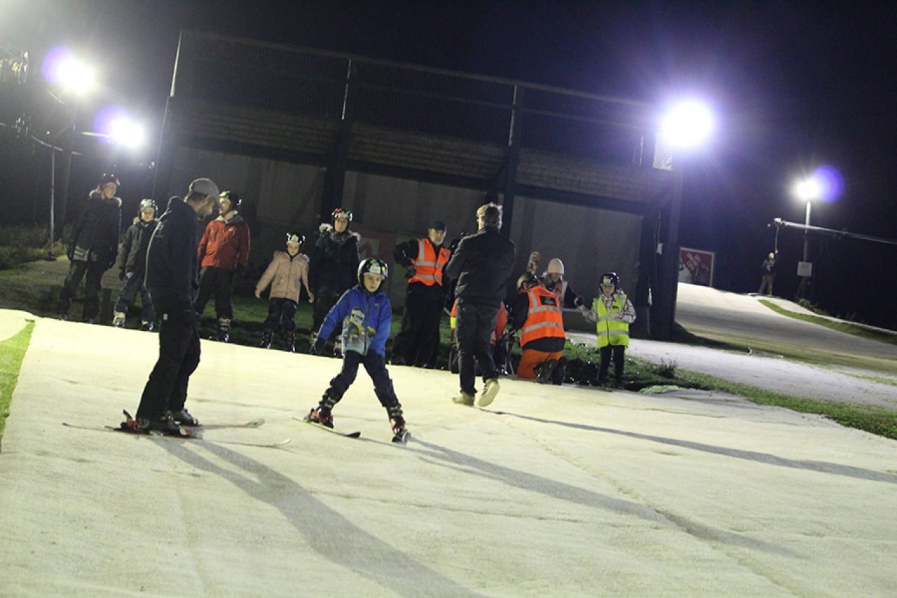 Skiing Knockhatch Ski Centre